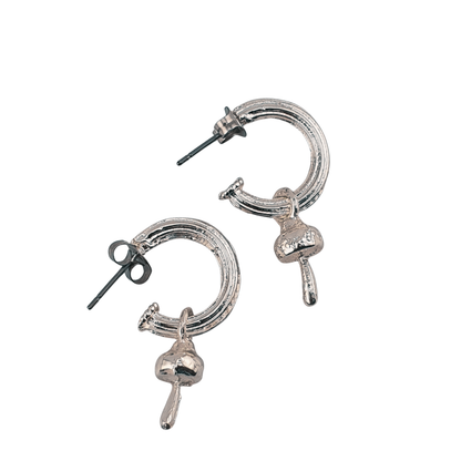 Arracada media honguito