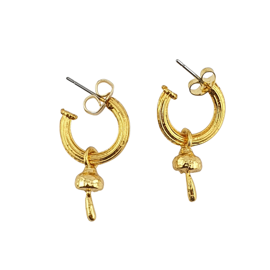 Arracada media honguito