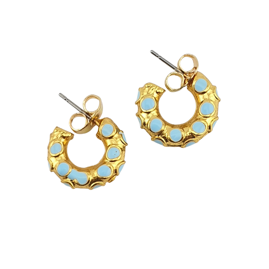 Arracada puntos enamel maxi