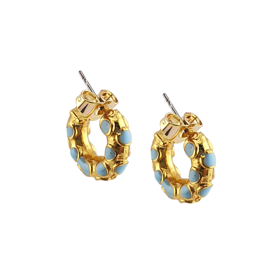 Arracada puntos enamel maxi