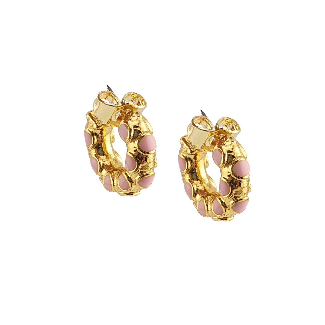 Arracada puntos enamel maxi