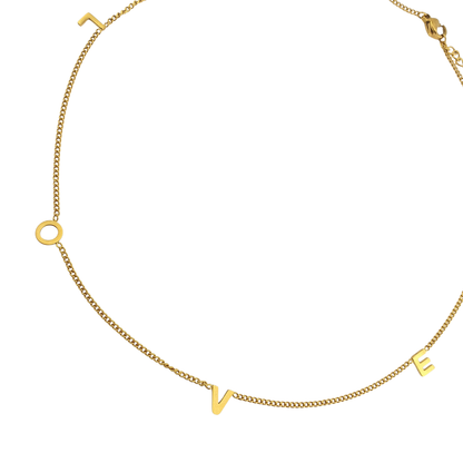 Cadena LOVE liso