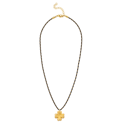 Collar trebol 3D cordon