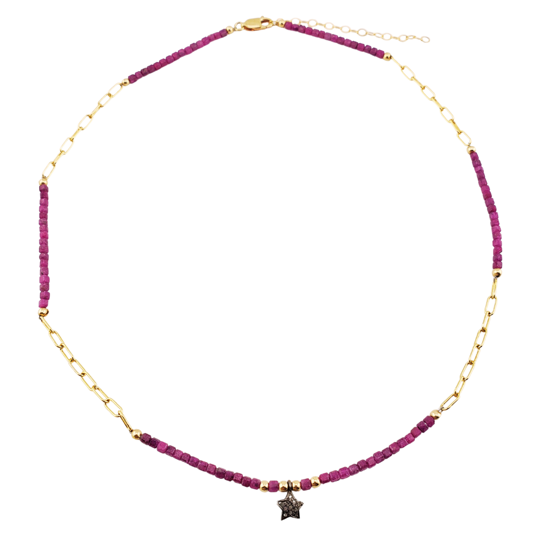 Cadena Sapphire ruby