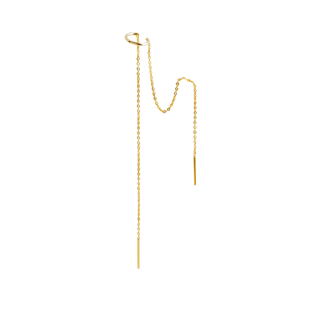 Cuff liso 2 cadenas 2 postes Palladium