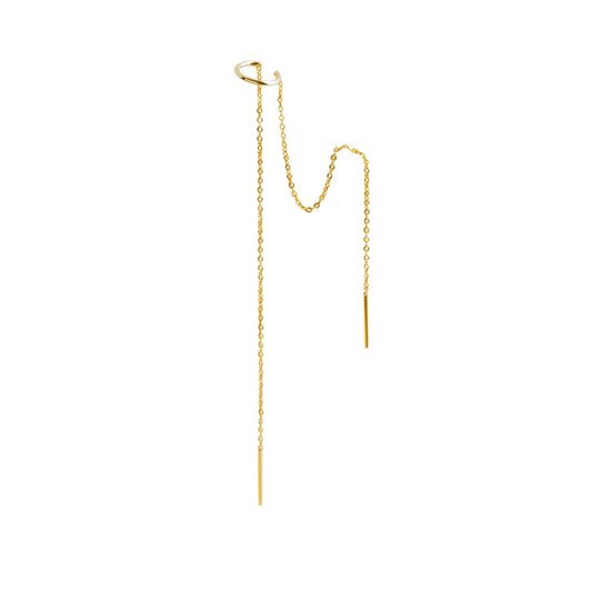 Cuff liso 2 cadenas 2 postes Palladium
