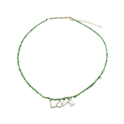 Choker esfena verde german cut LOVE