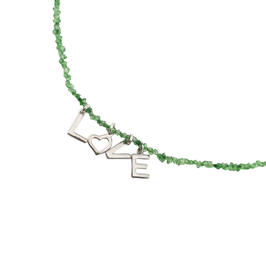 Choker esfena verde german cut LOVE