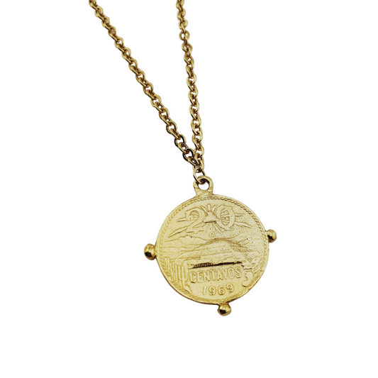 Cadena moneda 20c puntos