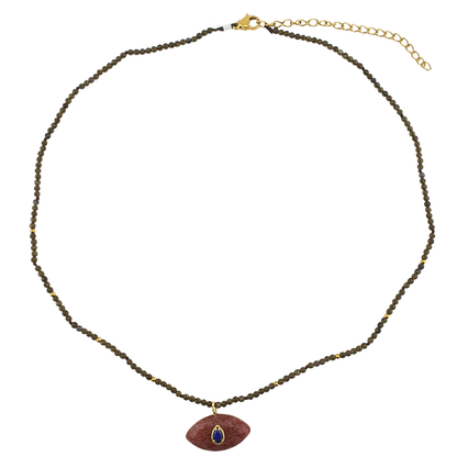 Collar cristales con ojo