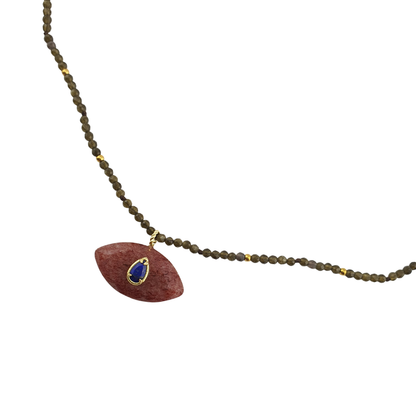 Collar cristales con ojo