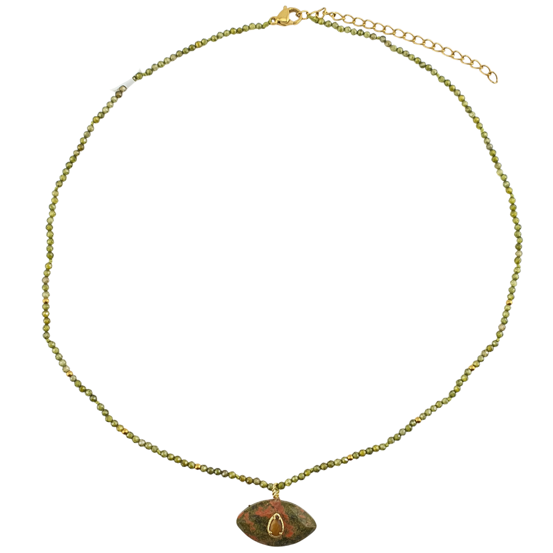 Collar cristales con ojo