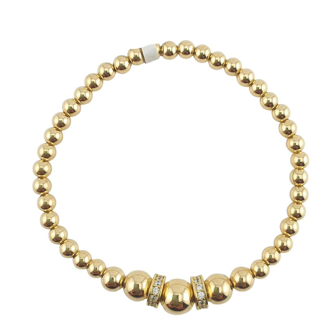 Pulsera bolas 7-5-4-3mm 2 redondel