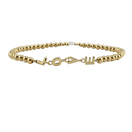 Pulsera bolitas LOVE
