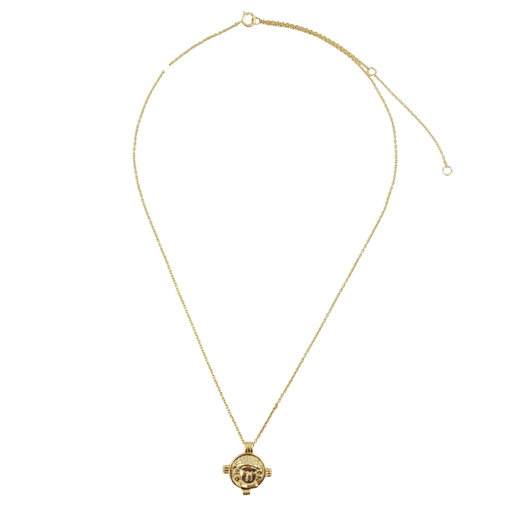 Cadena moneda romano cruz