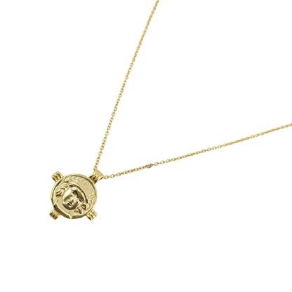 Cadena moneda romano cruz