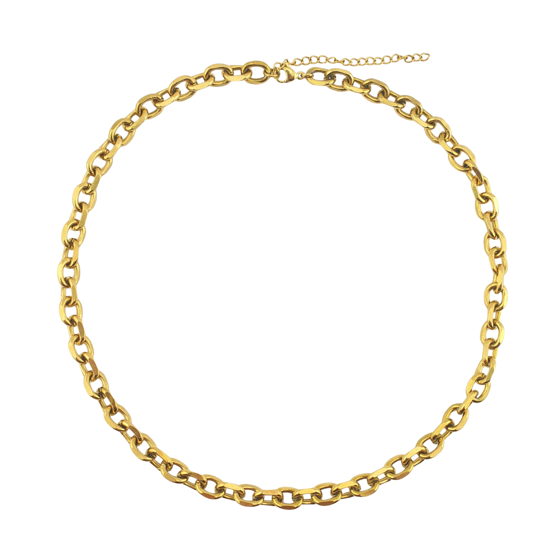 Cadena de apoyo rectangulo rasurado