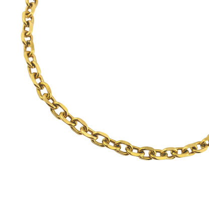 Cadena de apoyo rectangulo rasurado