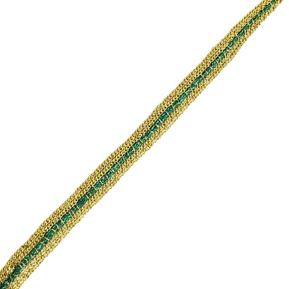 Pulsera 1 tira hilo rainbow con cadenas