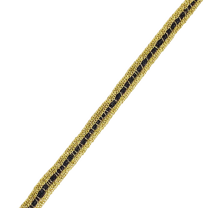 Pulsera 1 tira hilo rainbow con cadenas