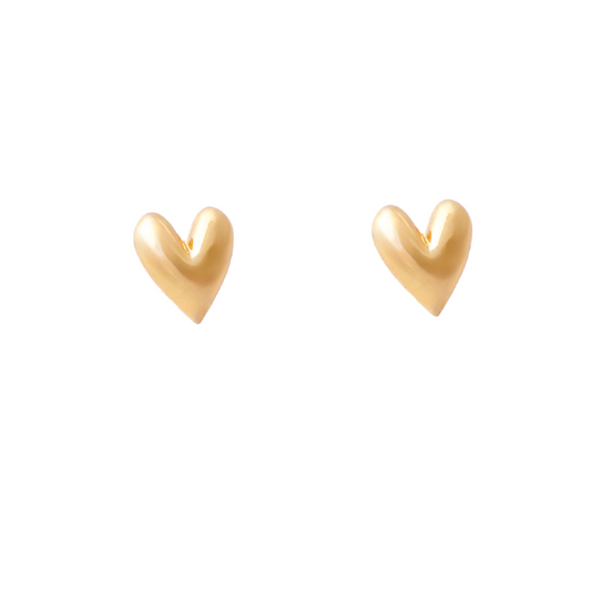 Arete corazon 3D chico