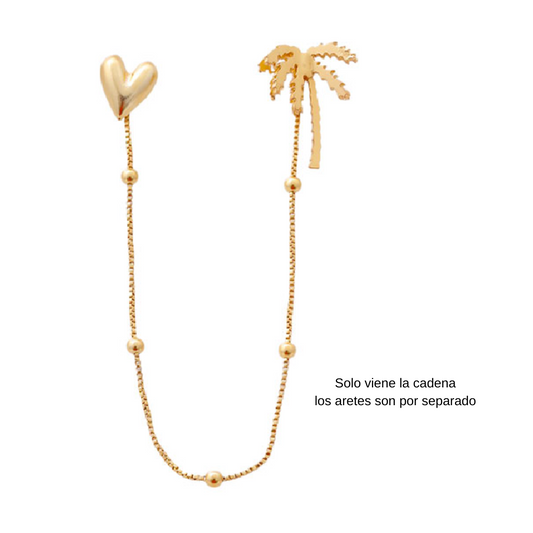 Cadena union de 2 aretes o Pines