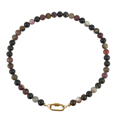 Collar turmalinas maxi broche