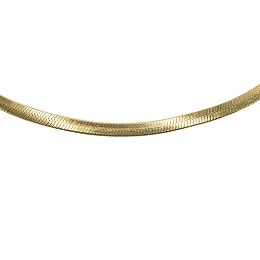 Cadena serpiente plana