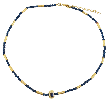 Collar cristal checo cuadro enmarcado