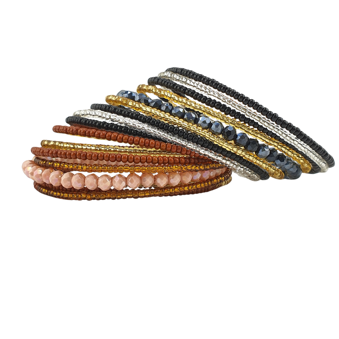 Pulsera cristales checos enrollable