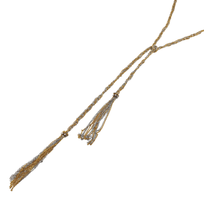 Collar corbatero bitono
