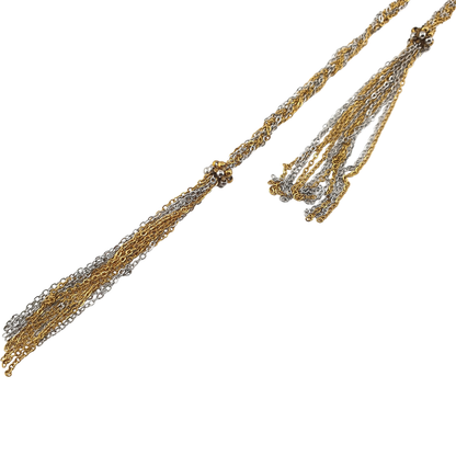 Collar corbatero bitono
