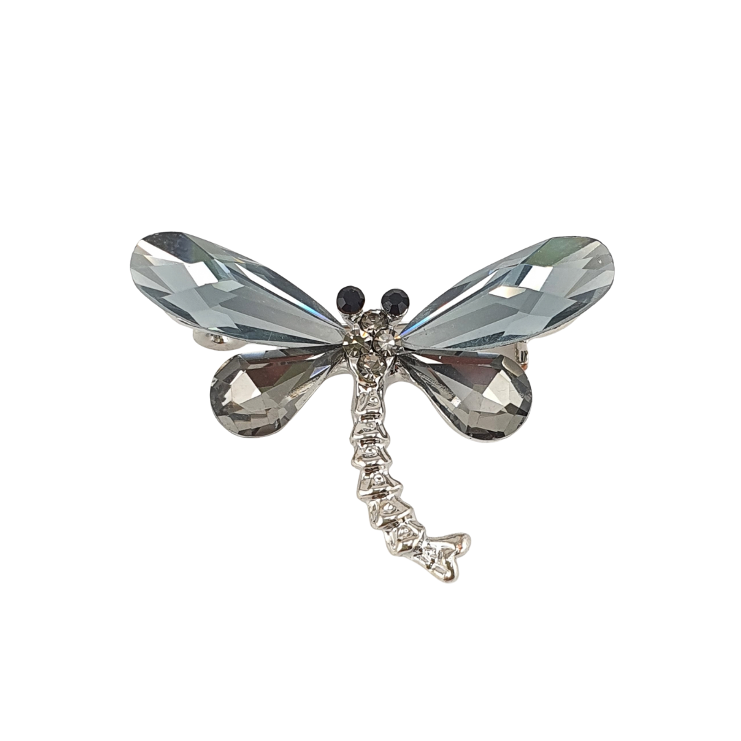Broche libelula humo