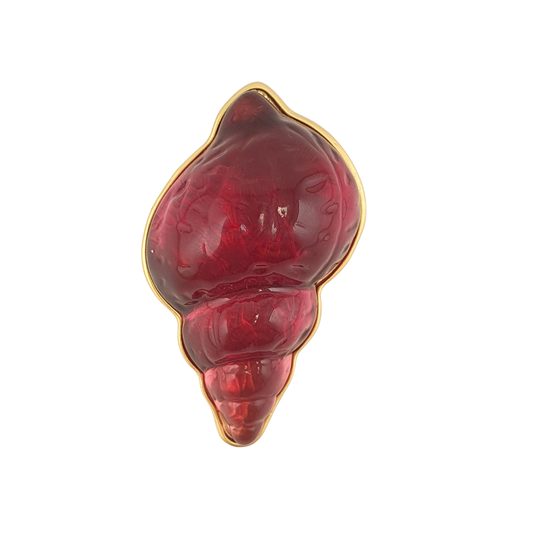 Broche caracola gomita