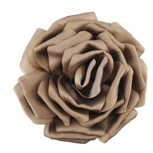 Broche Flor rosa abierta chica