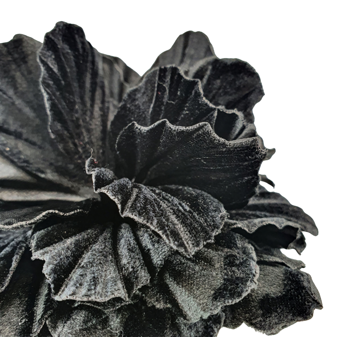 Broche Flor terciopelo