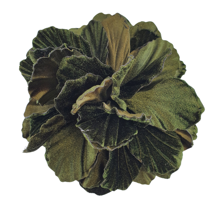 Broche Flor terciopelo