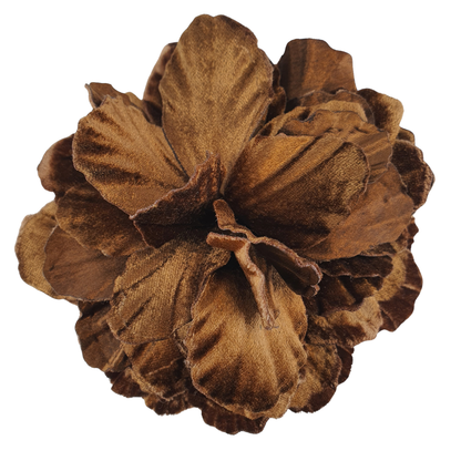 Broche Flor terciopelo