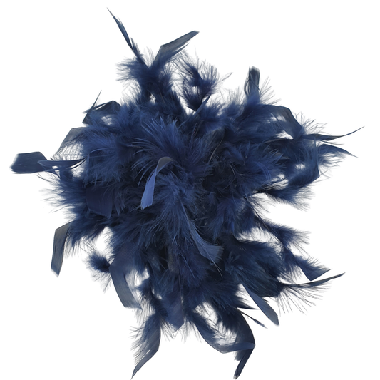 Broche Flor plumas abiertas