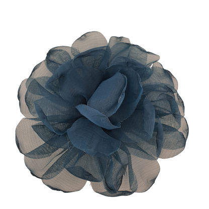Broche flor organza