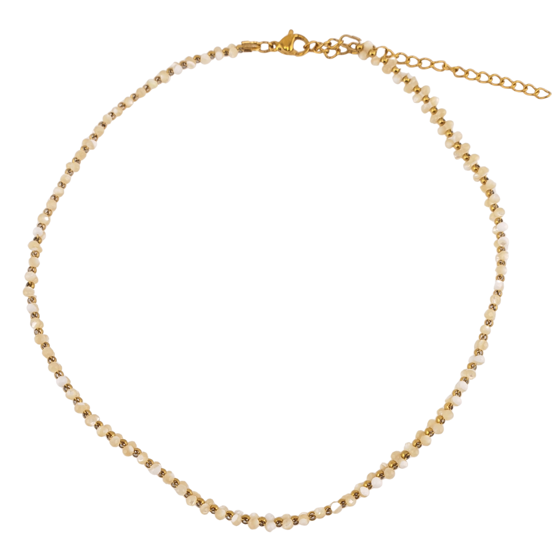 Choker doble moonstones