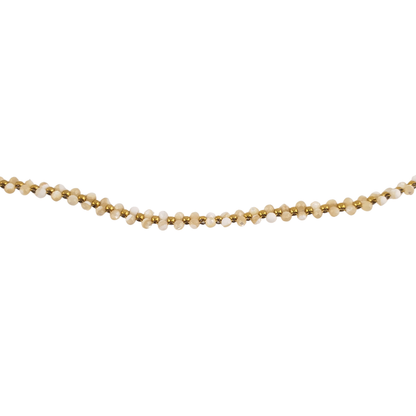 Choker doble moonstones