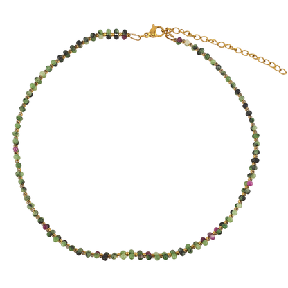 Choker doble moonstones