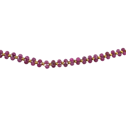 Choker doble moonstones