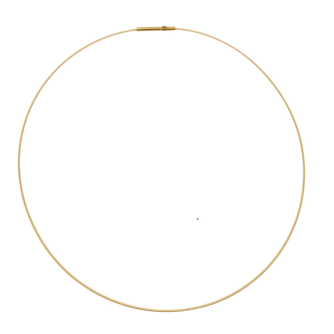 Collar gargantilla espiral suave