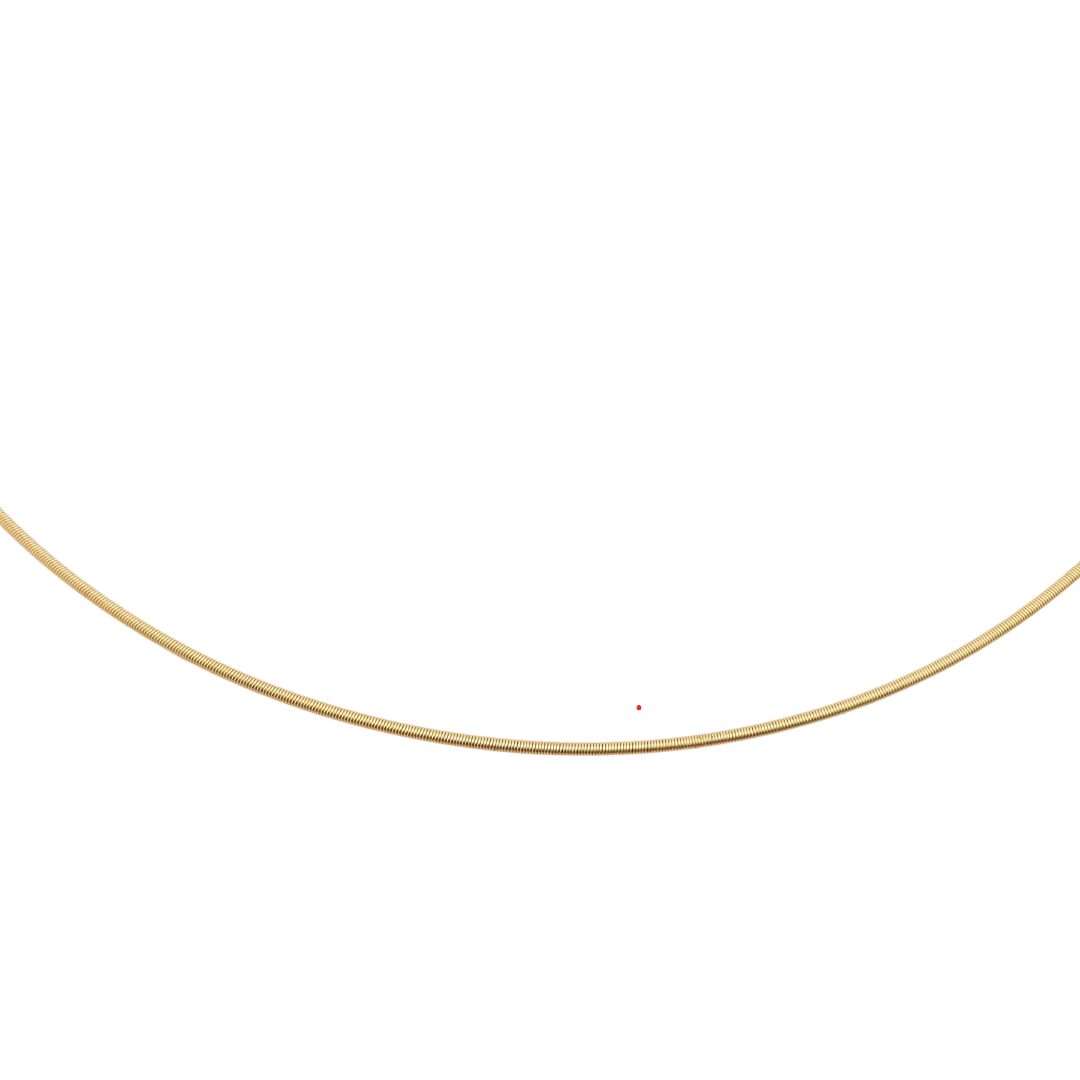Collar gargantilla espiral suave