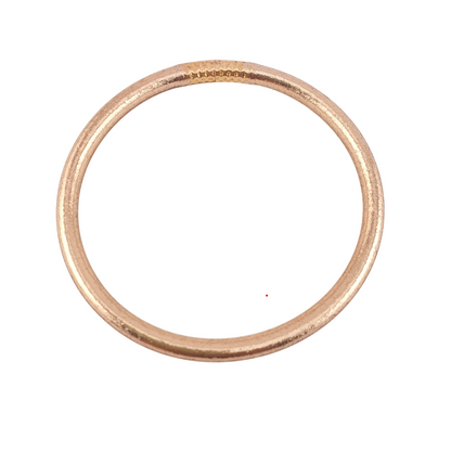 Pulsera trenzada y lisa