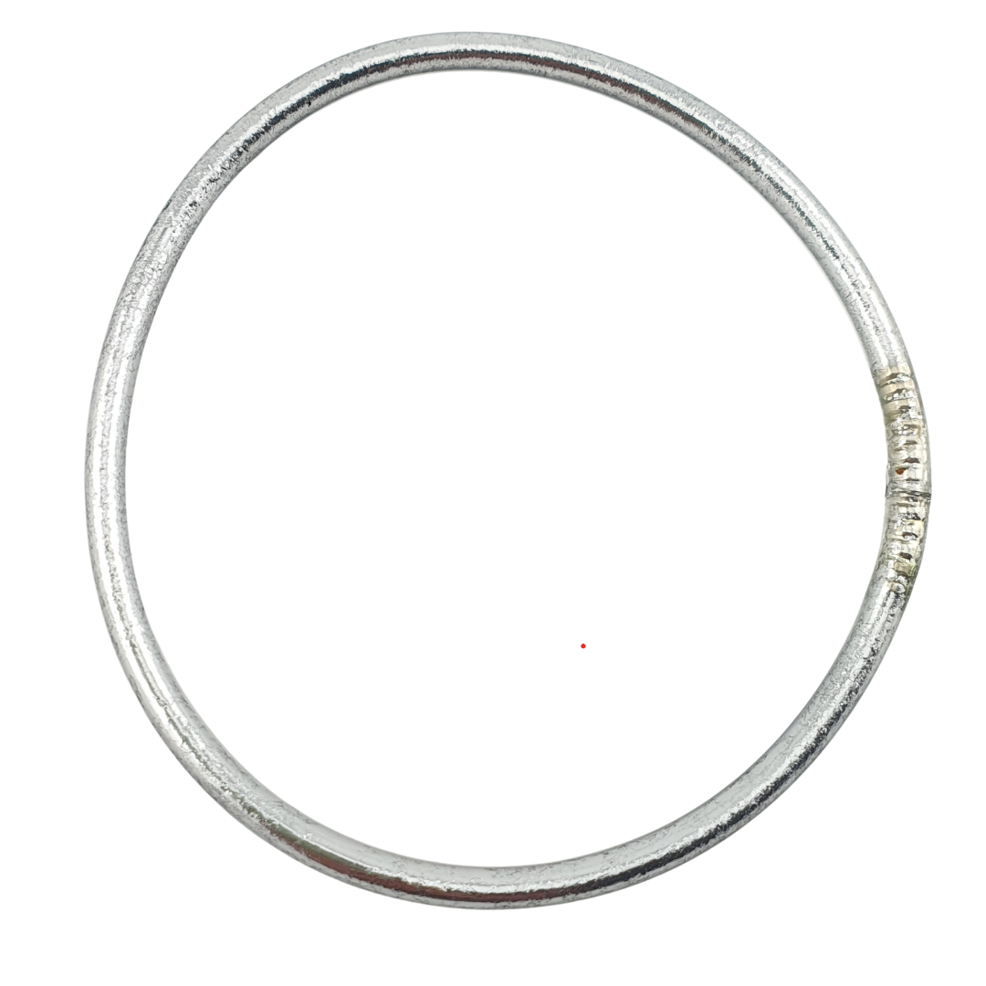 Pulsera trenzada y lisa