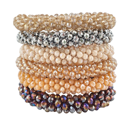 Pulsera redonda cristales checos