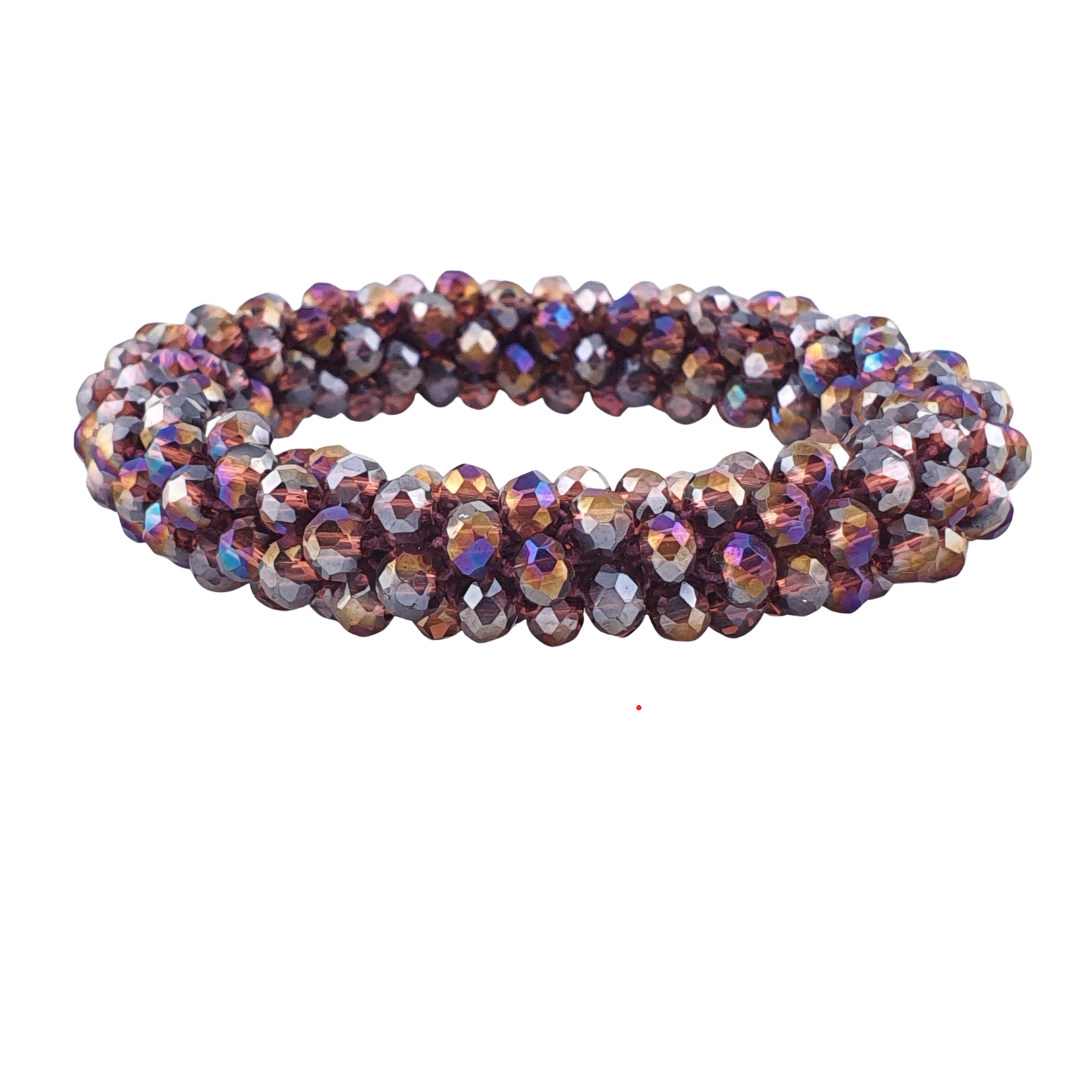 Pulsera redonda cristales checos